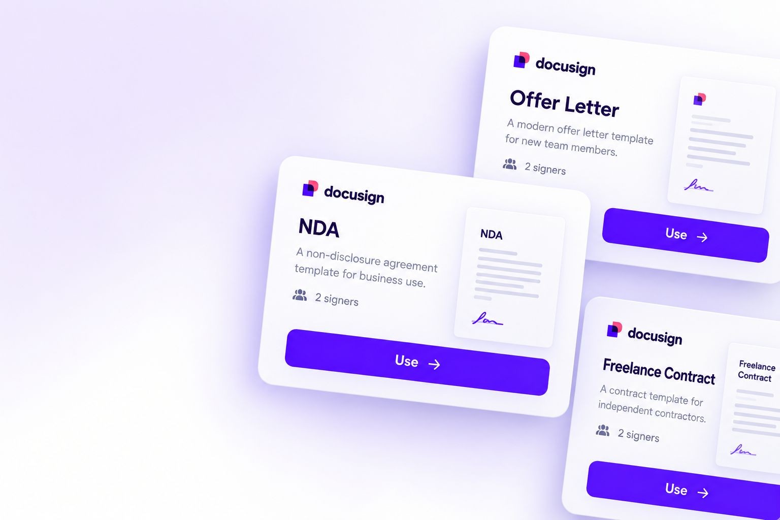 Reusable agreement templates